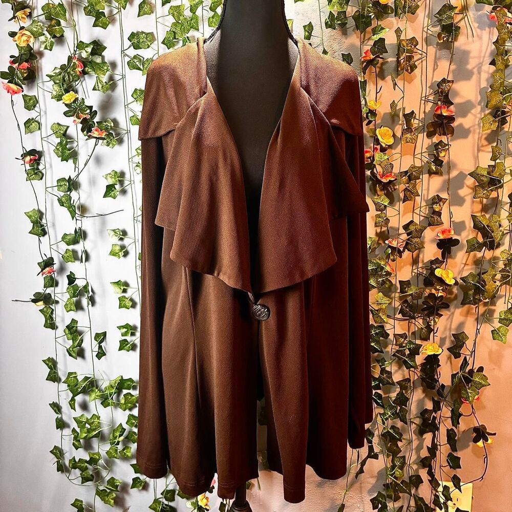 Coldwater-creek Women's Brown Cardigan